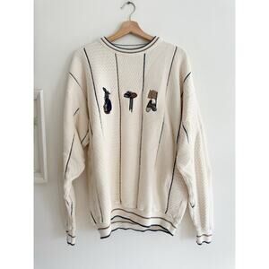VINTAGE 90's Golf Croft & Barrow Cable Knit Sweater Size XL
